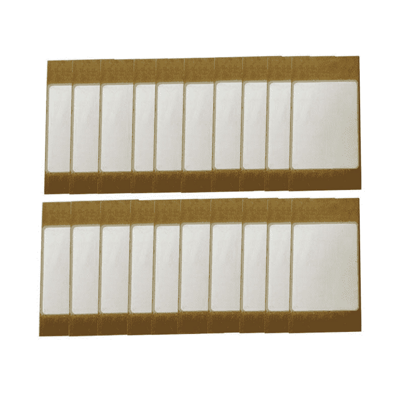 Sensierendes Stromerzeugungsblatt, Pieptonblatt, einseitiges Stromerzeugungsblatt, 60 x 30 x 0,40 mm